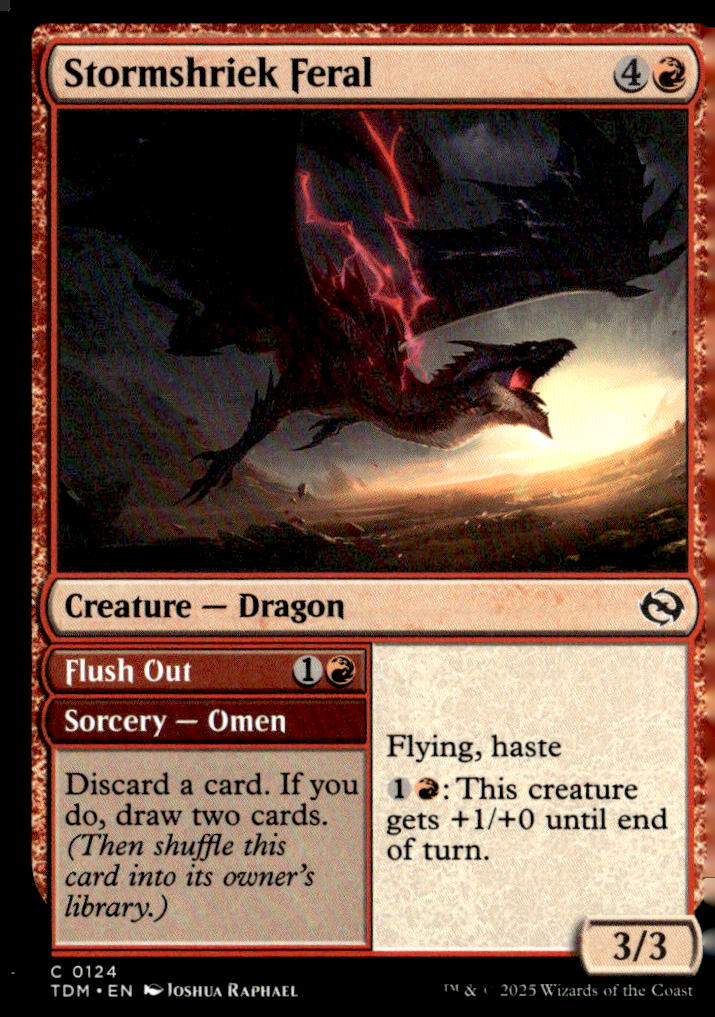 Tarkir: Dragonstorm #124 Stormshriek Feral