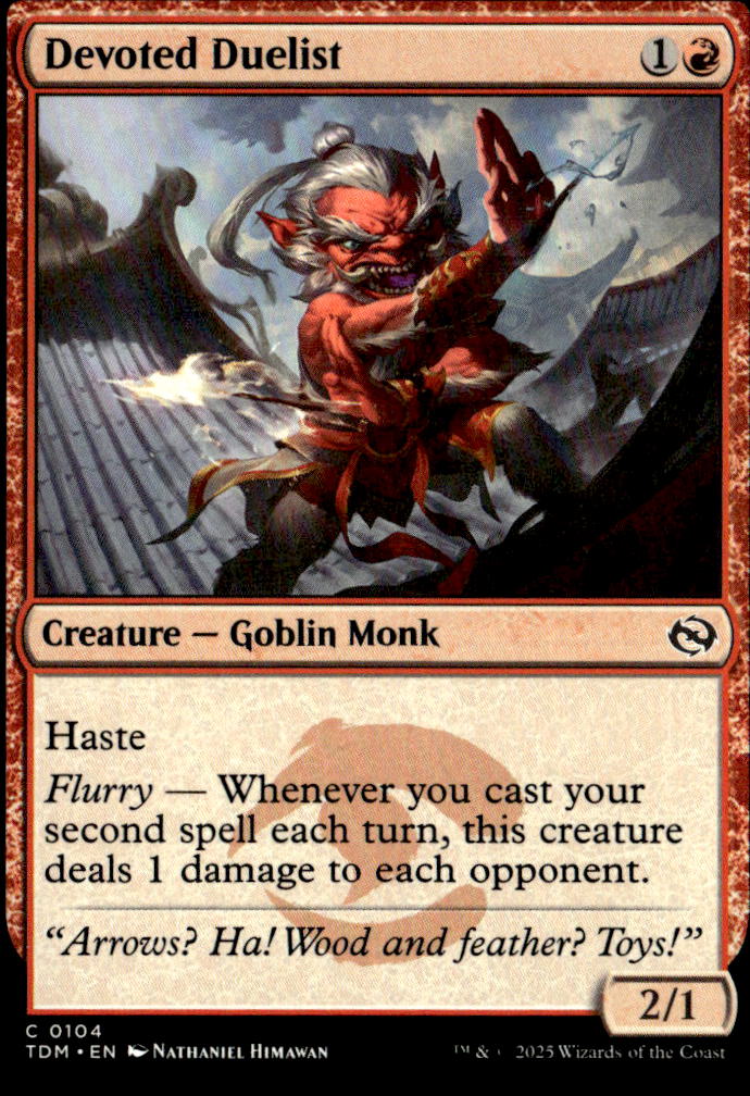 Tarkir: Dragonstorm #104 Devoted Duelist