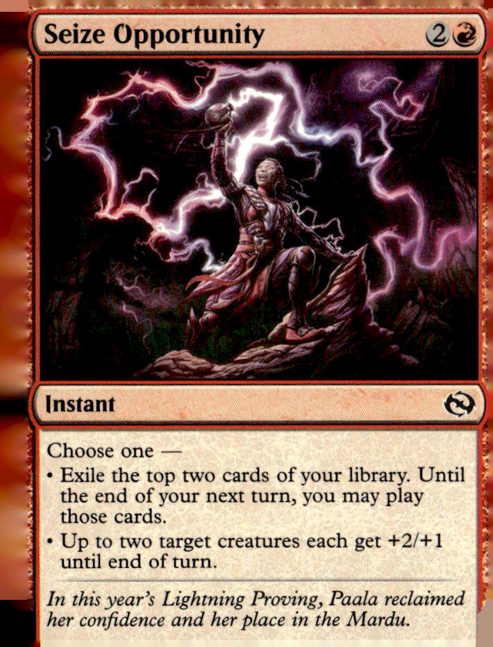 Tarkir: Dragonstorm #119 Seize Opportunity