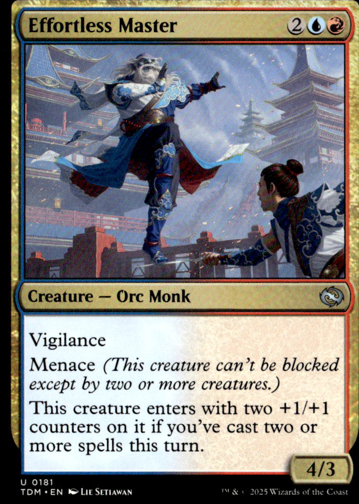 Tarkir: Dragonstorm #181 Effortless Master