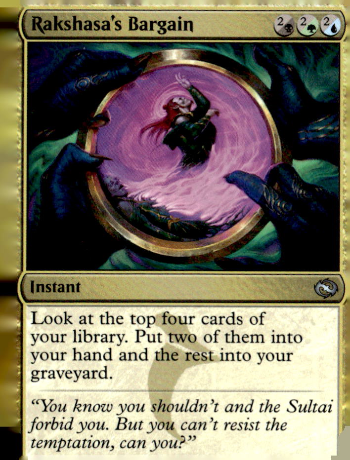 Tarkir: Dragonstorm #214 Rakshasa's Bargain