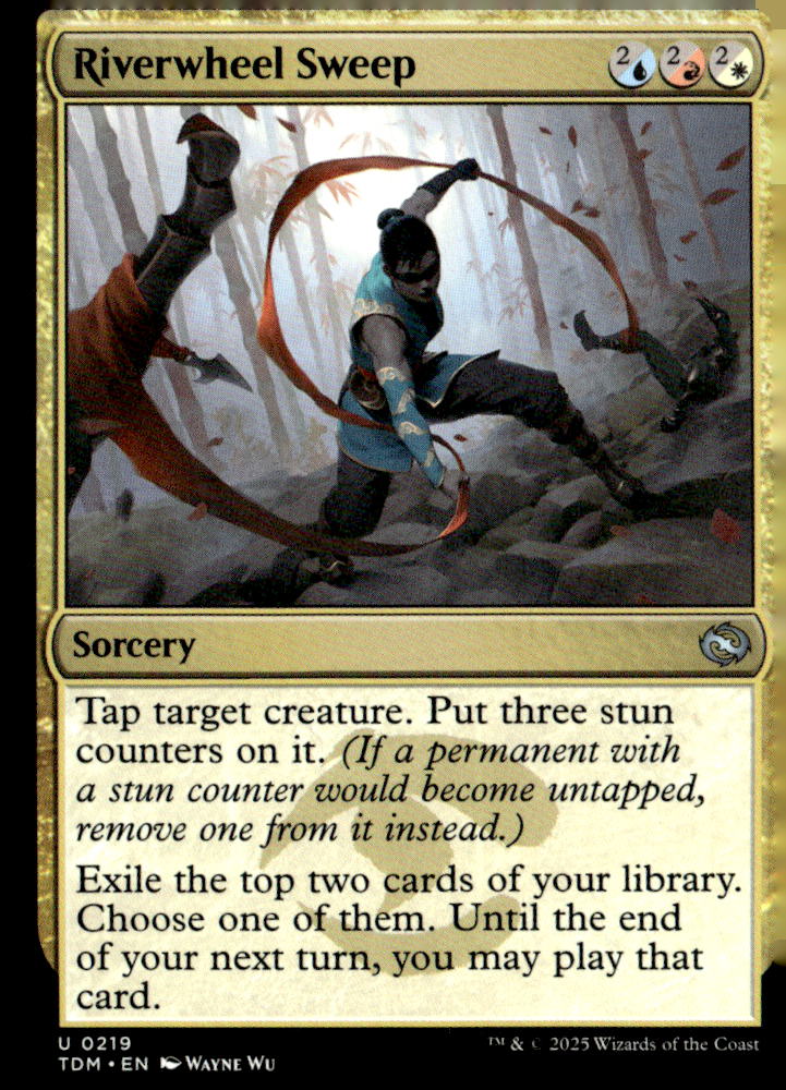 Tarkir: Dragonstorm #219 Riverwheel Sweep
