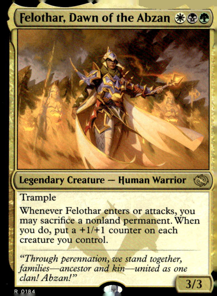 Tarkir: Dragonstorm #184 Felothar, Dawn of the Abzan