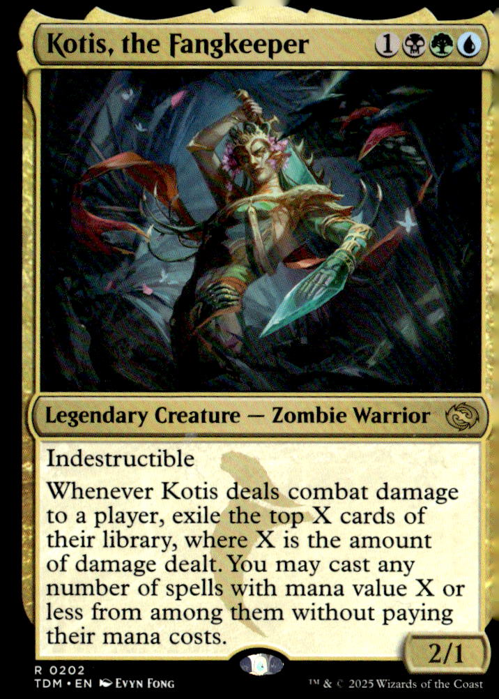 Tarkir: Dragonstorm #202 Kotis, the Fangkeeper
