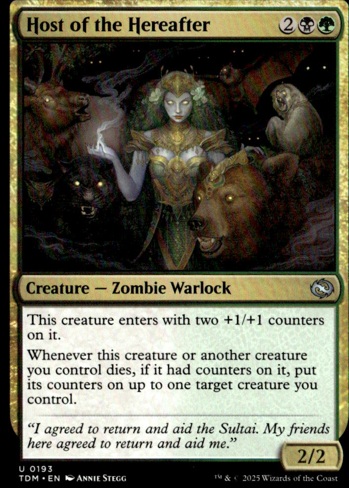 Tarkir: Dragonstorm #193 Host of the Hereafter