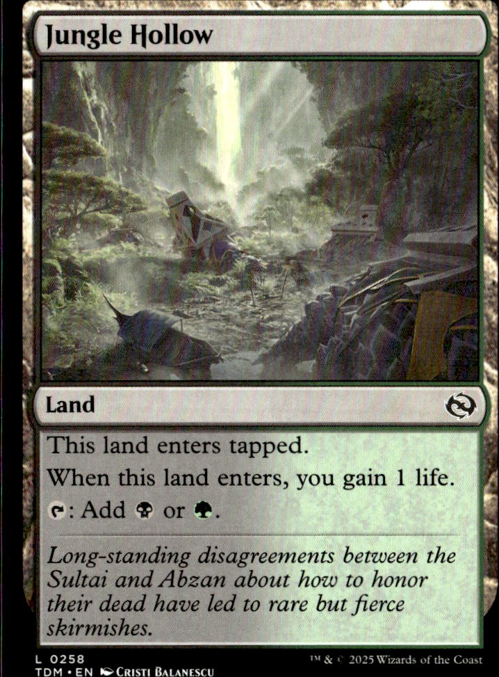 Tarkir: Dragonstorm #258 Jungle Hollow