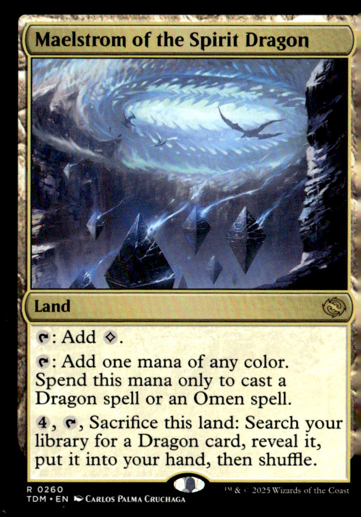 Tarkir: Dragonstorm #260 Maelstrom of the Spirit Dragon