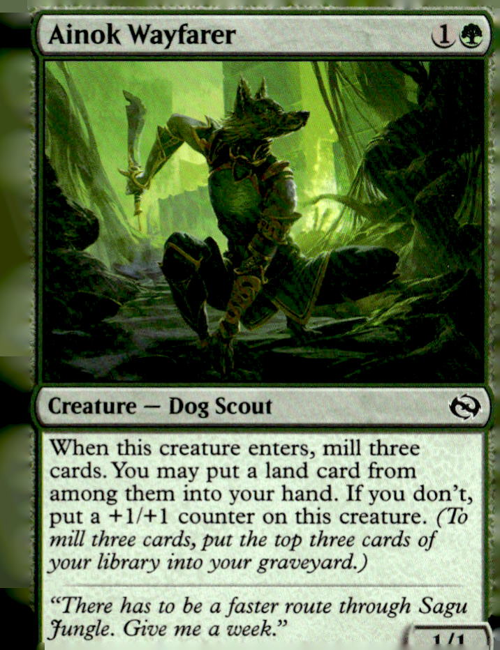 Tarkir: Dragonstorm #134 Ainok Wayfarer