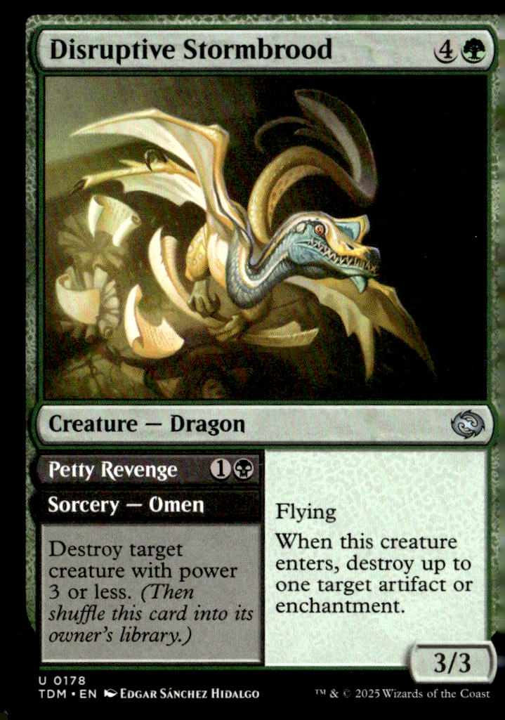 Tarkir: Dragonstorm #178 Disruptive Stormbrood