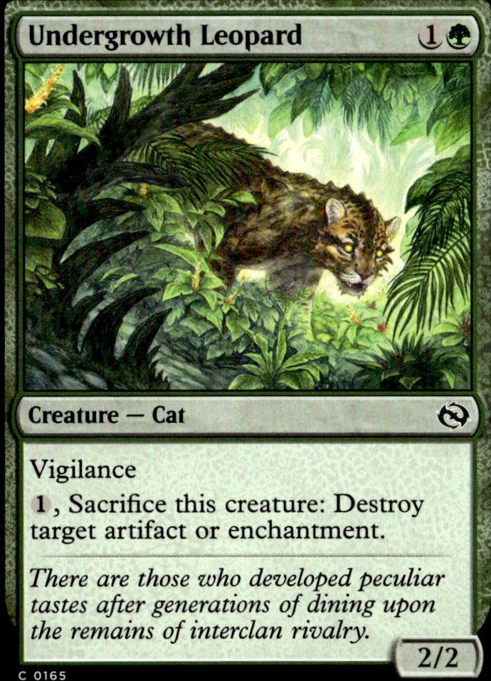 Tarkir: Dragonstorm #165 Undergrowth Leopard