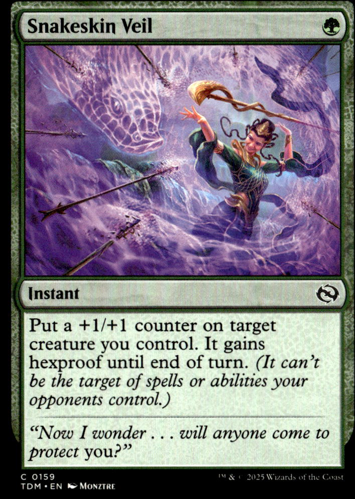 Tarkir: Dragonstorm #159 Snakeskin Veil