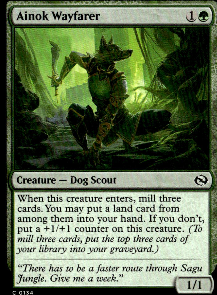 Tarkir: Dragonstorm #134 Ainok Wayfarer