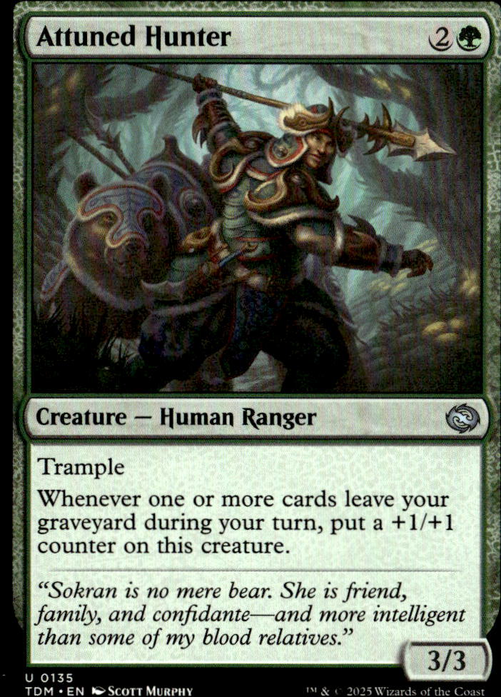 Tarkir: Dragonstorm #135 Attuned Hunter