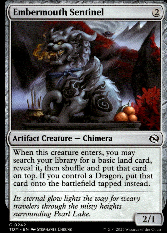 Tarkir: Dragonstorm #242 Embermouth Sentinel