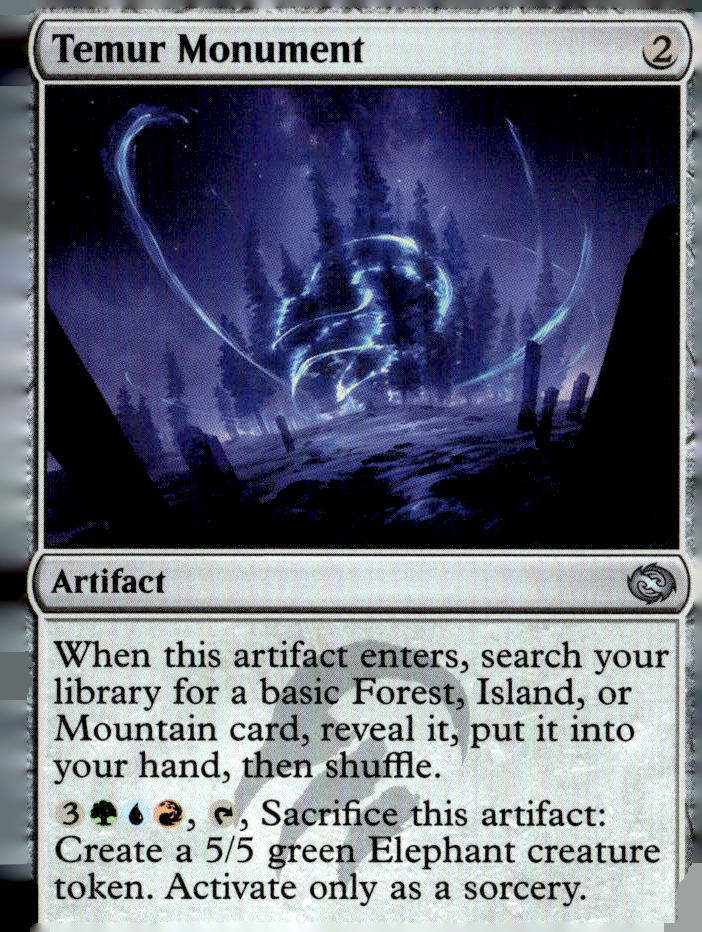 Tarkir: Dragonstorm #248 Temur Monument