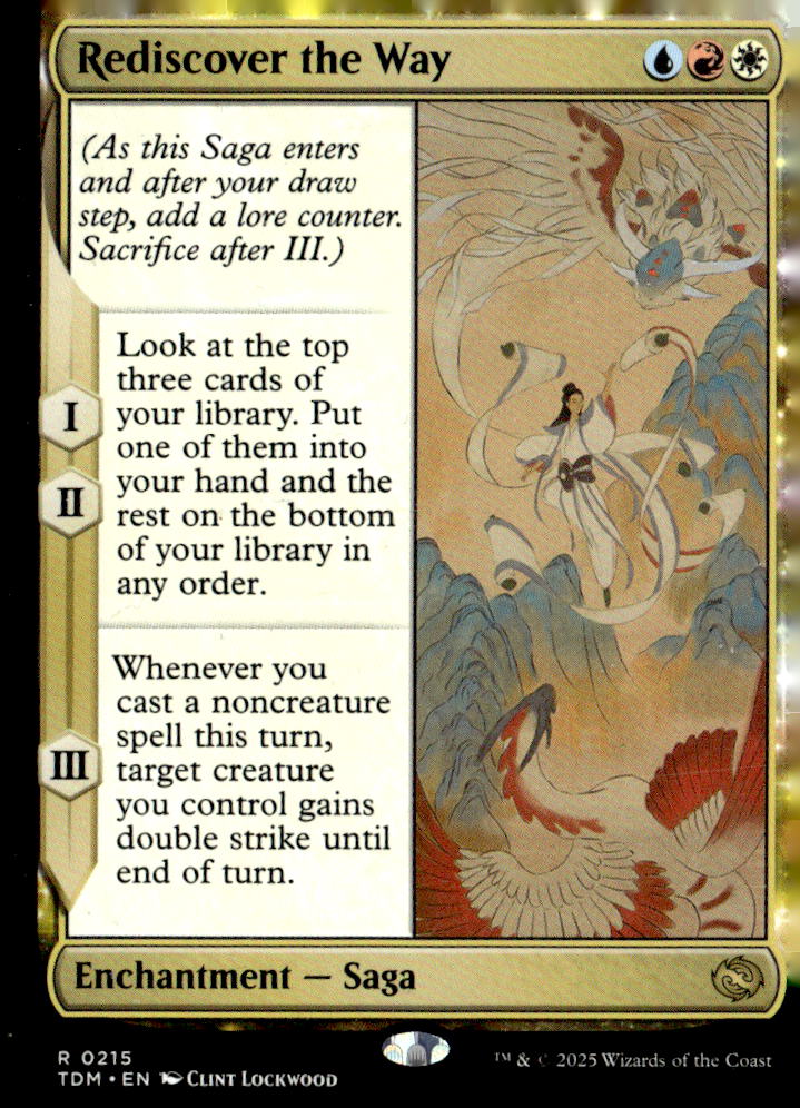 Tarkir: Dragonstorm #215 Rediscover the Way