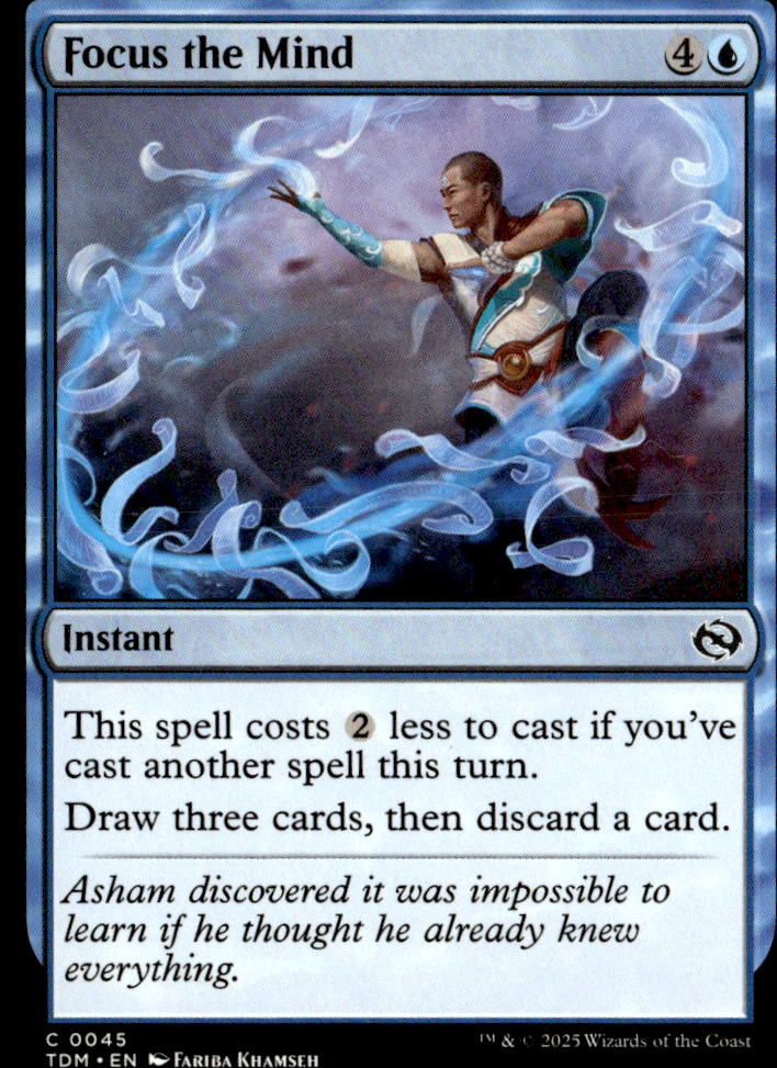 Tarkir: Dragonstorm #45 Focus the Mind