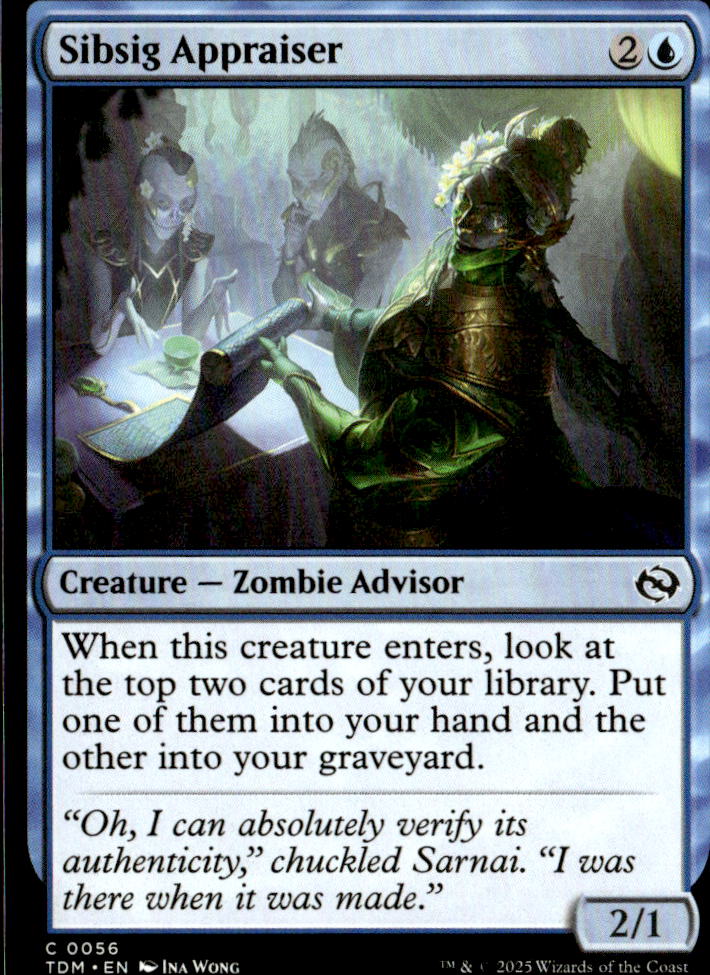 Tarkir: Dragonstorm #56 Sibsig Appraiser