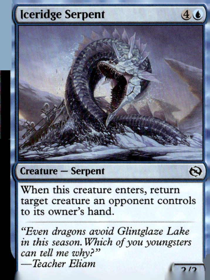 Tarkir: Dragonstorm #49 Iceridge Serpent