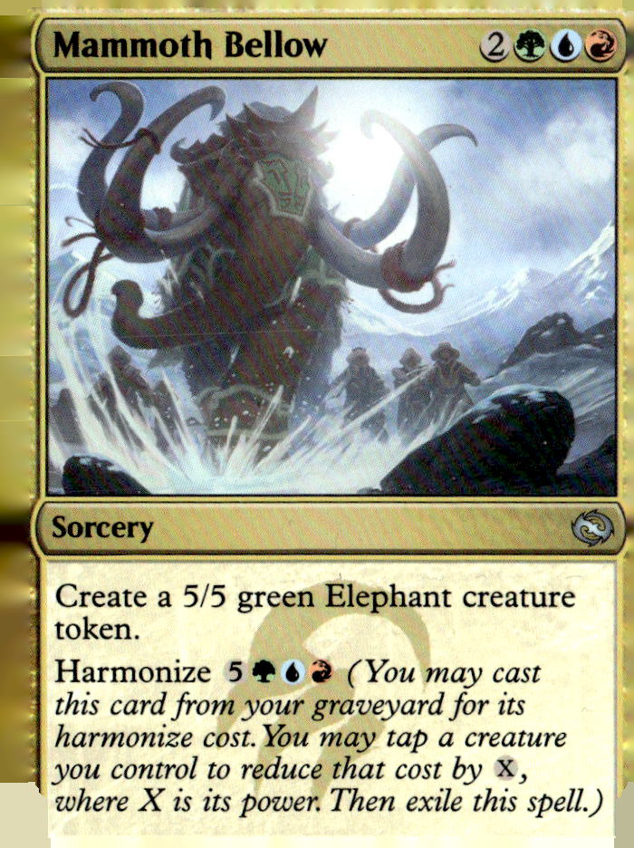 Tarkir: Dragonstorm #205 Mammoth Bellow