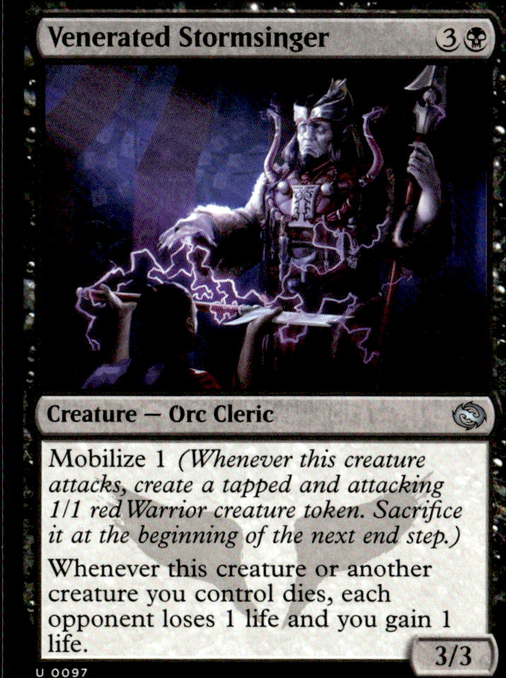 Tarkir: Dragonstorm #97 Venerated Stormsinger