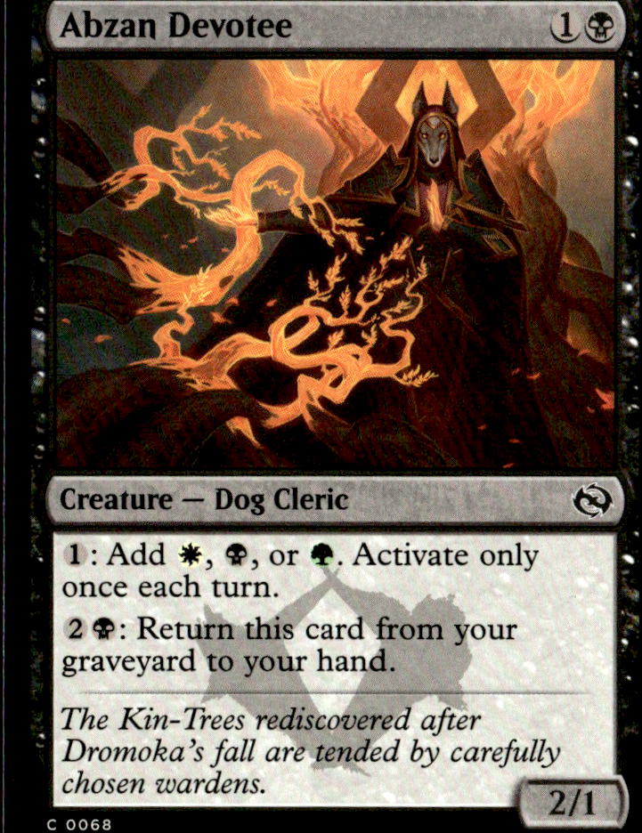 Tarkir: Dragonstorm #68 Abzan Devotee