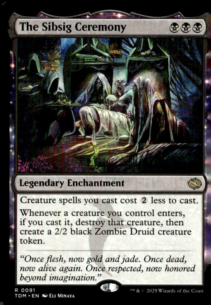 Tarkir: Dragonstorm #91 The Sibsig Ceremony
