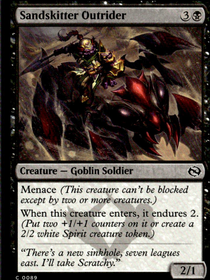 Tarkir: Dragonstorm #89 Sandskitter Outrider