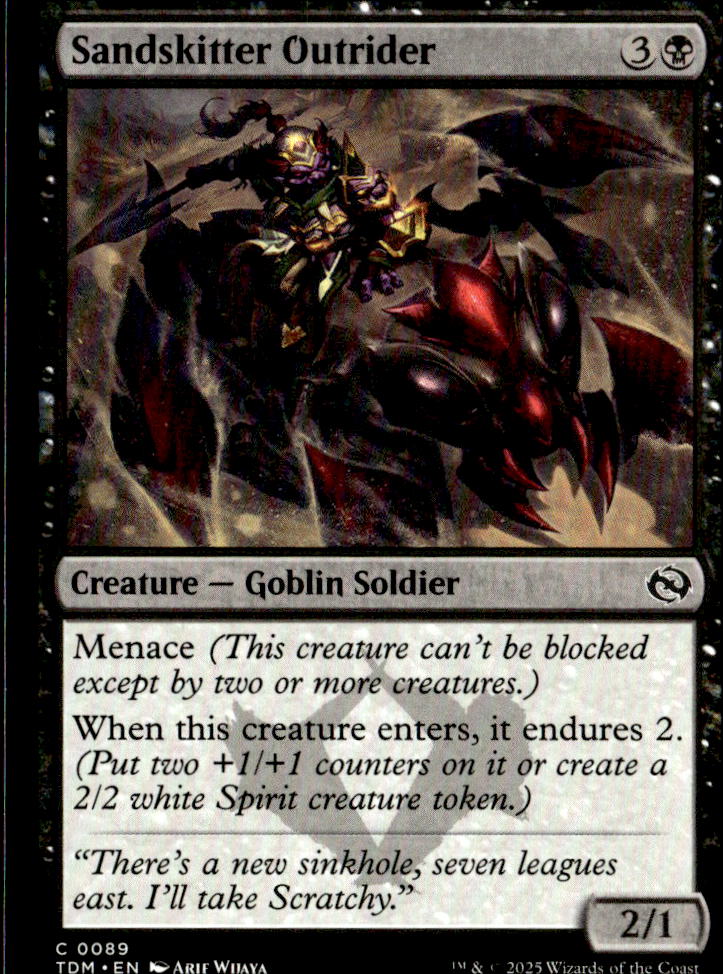 Tarkir: Dragonstorm #89 Sandskitter Outrider