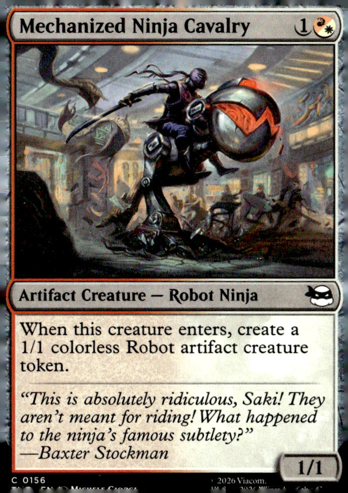 Teenage Mutant Ninja Turtles #156 Mechanized Ninja Cavalry