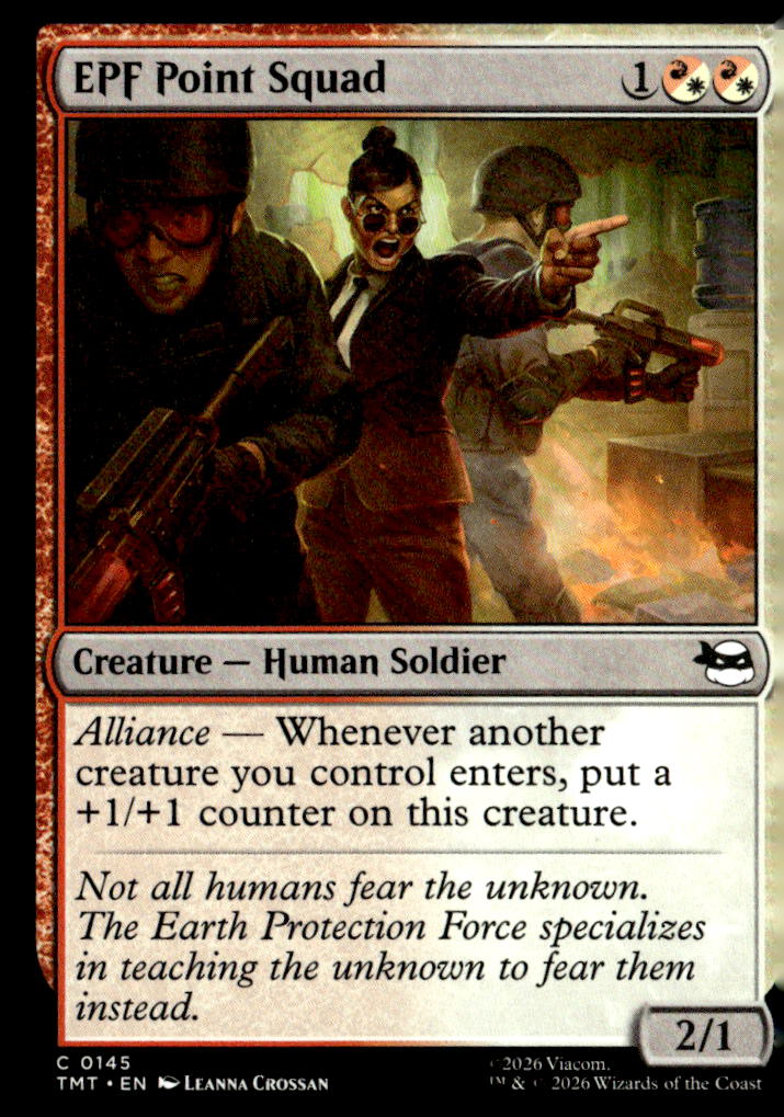 Teenage Mutant Ninja Turtles #145 EPF Point Squad