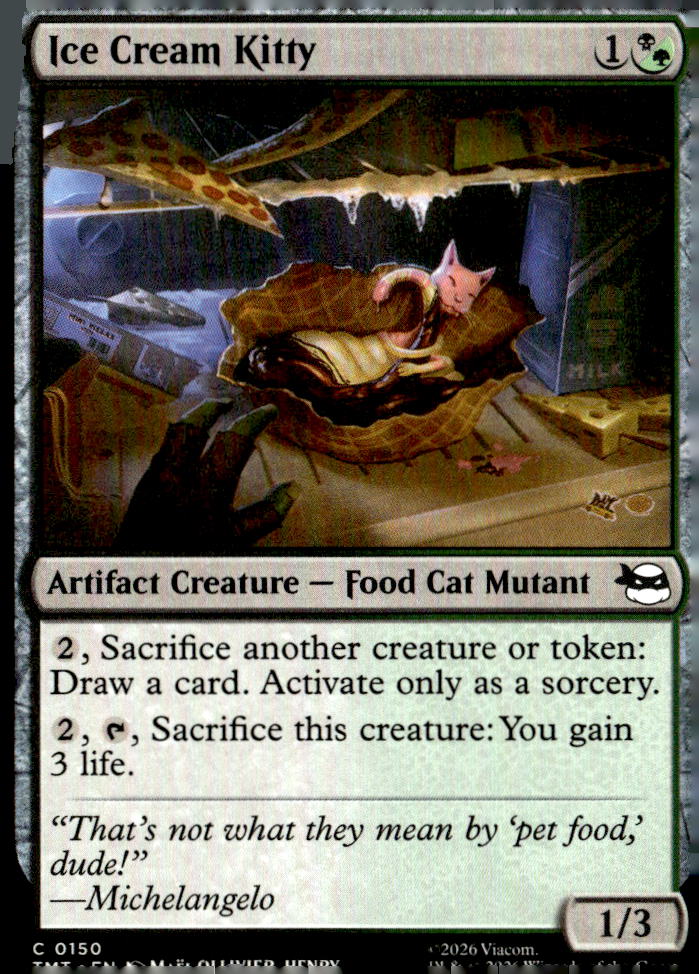 Teenage Mutant Ninja Turtles #150 Ice Cream Kitty