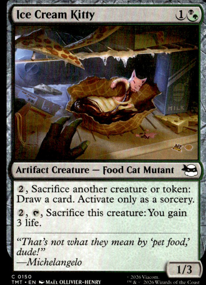 Teenage Mutant Ninja Turtles #150 Ice Cream Kitty