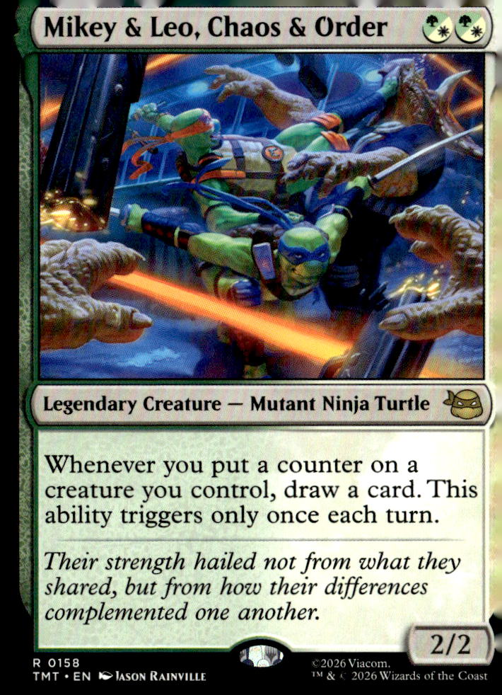 Teenage Mutant Ninja Turtles #158 Mikey & Leo, Chaos & Order