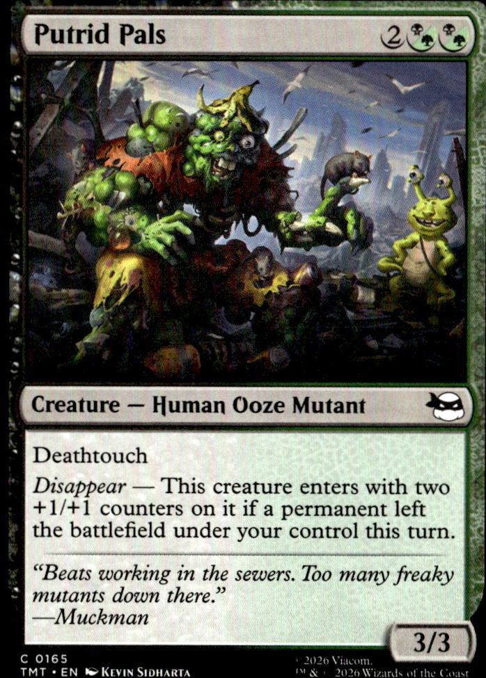 Teenage Mutant Ninja Turtles #165 Putrid Pals