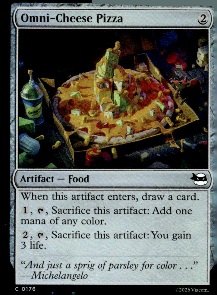 Teenage Mutant Ninja Turtles #176 Omni-Cheese Pizza