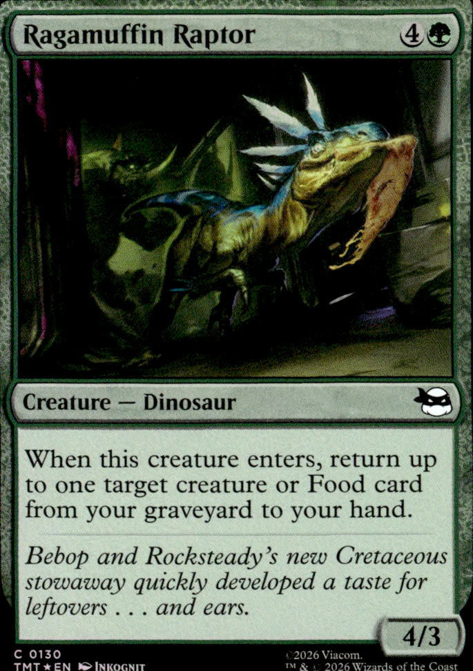 Teenage Mutant Ninja Turtles #130 Ragamuffin Raptor