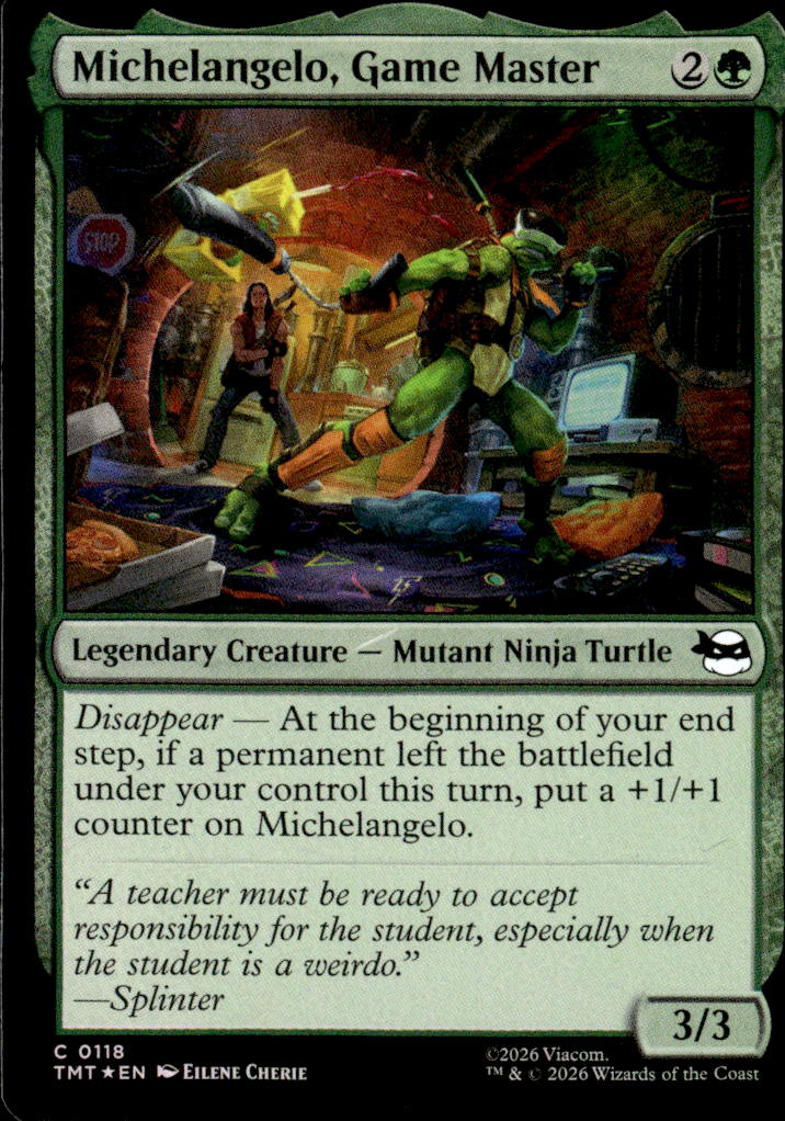 Teenage Mutant Ninja Turtles #118 Michelangelo, Game Master