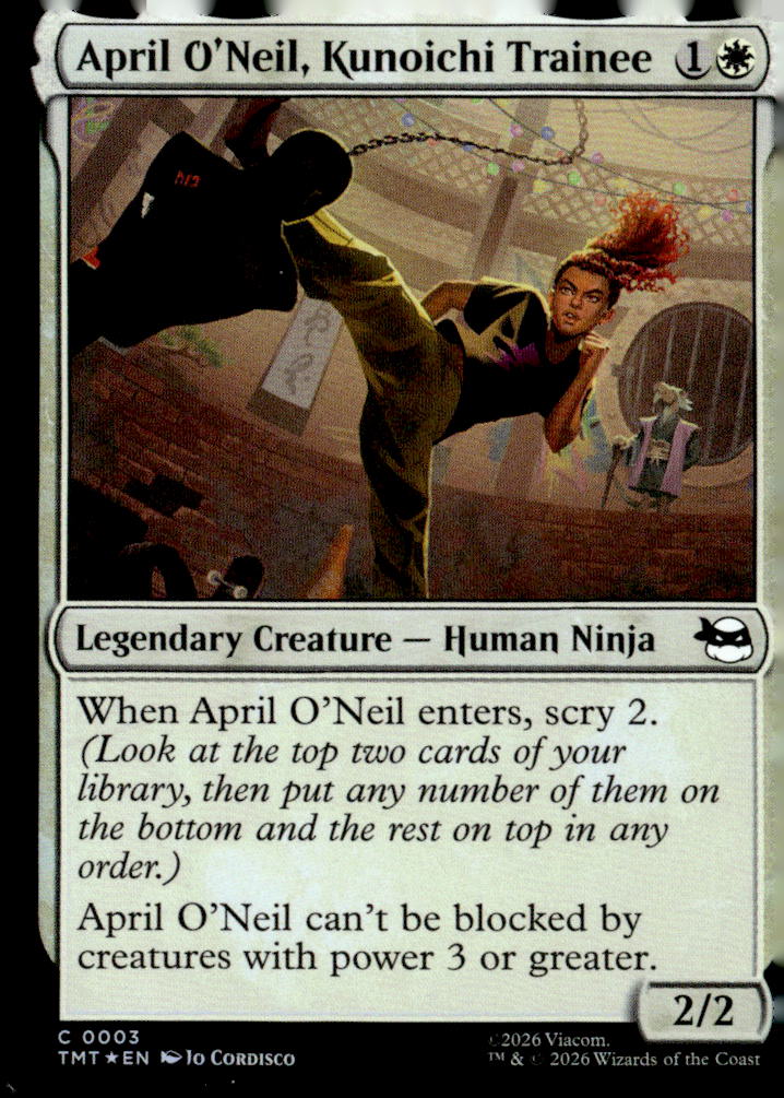 Teenage Mutant Ninja Turtles #3 April O'Neil, Kunoichi Trainee