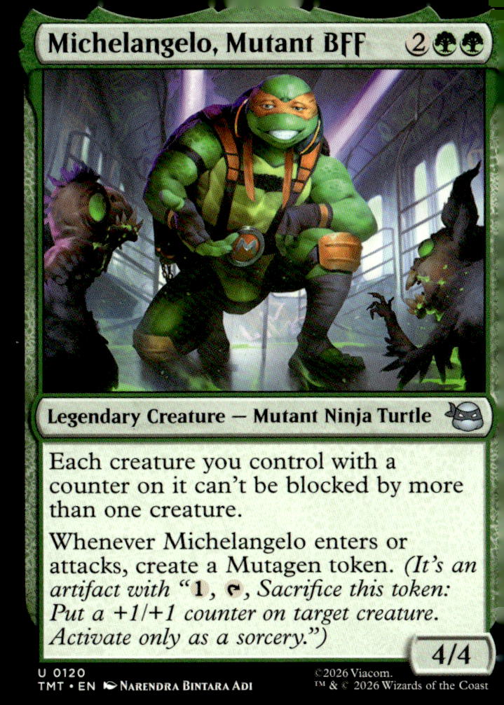 Teenage Mutant Ninja Turtles #120 Michelangelo, Mutant BFF