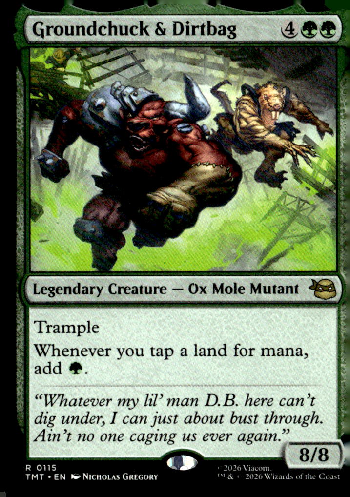 Teenage Mutant Ninja Turtles #115 Groundchuck & Dirtbag