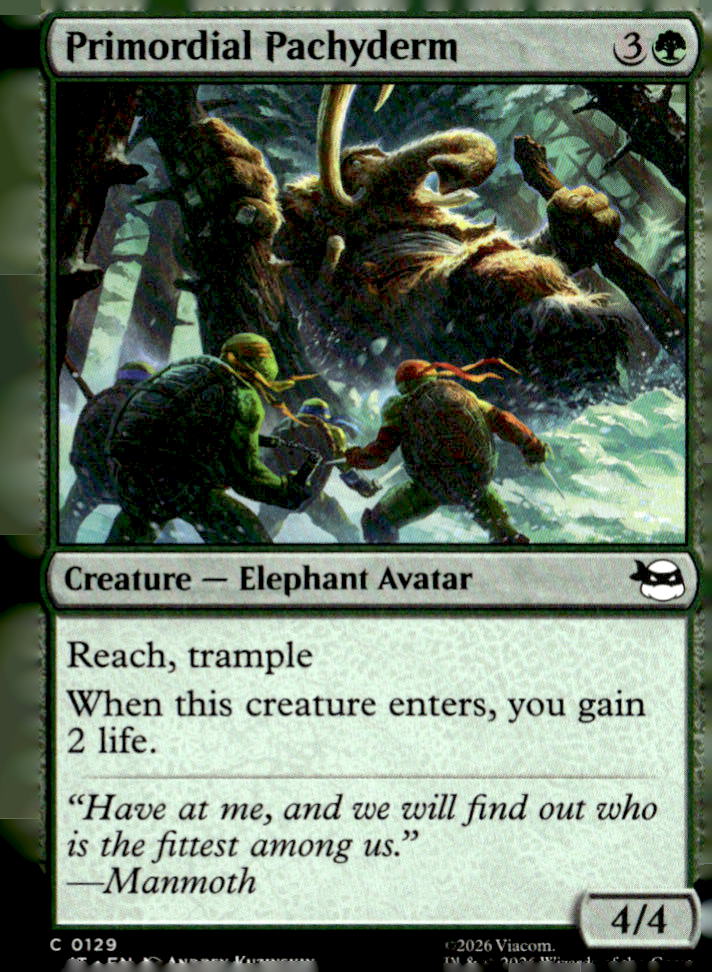 Teenage Mutant Ninja Turtles #129 Primordial Pachyderm