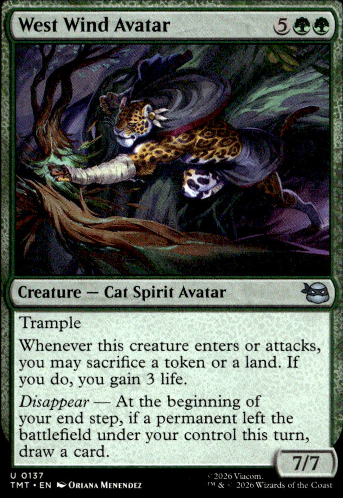 Teenage Mutant Ninja Turtles #137 West Wind Avatar