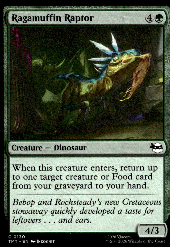 Teenage Mutant Ninja Turtles #130 Ragamuffin Raptor