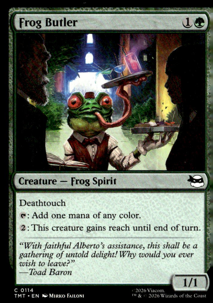 Teenage Mutant Ninja Turtles #114 Frog Butler