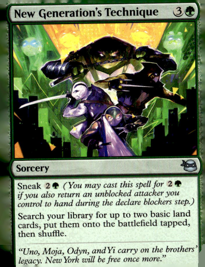 Teenage Mutant Ninja Turtles #126 New Generation's Technique