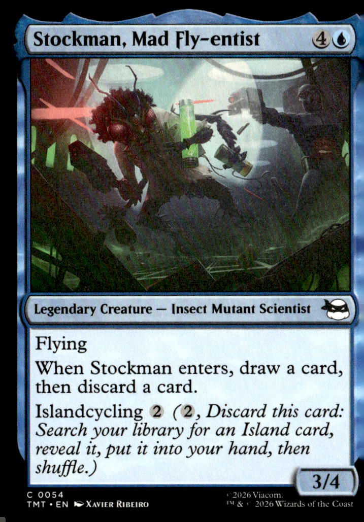 Teenage Mutant Ninja Turtles #54 Stockman, Mad Fly-entist