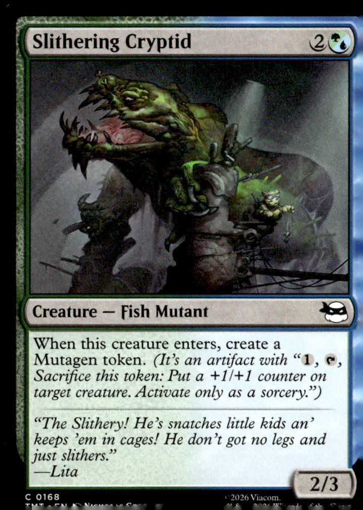 Teenage Mutant Ninja Turtles #168 Slithering Cryptid