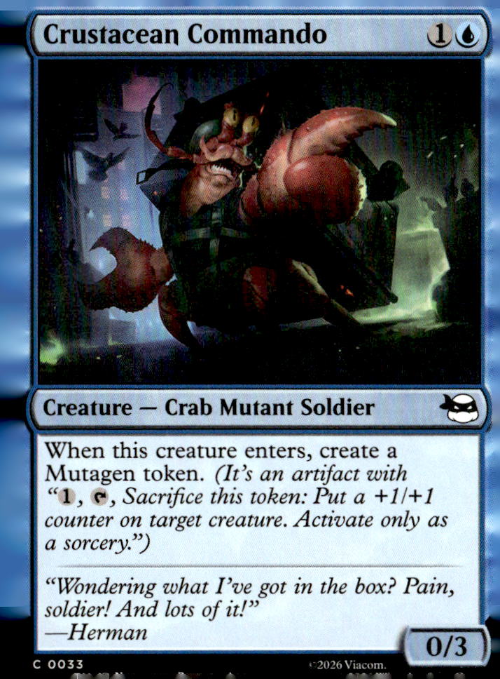 Teenage Mutant Ninja Turtles #33 Crustacean Commando