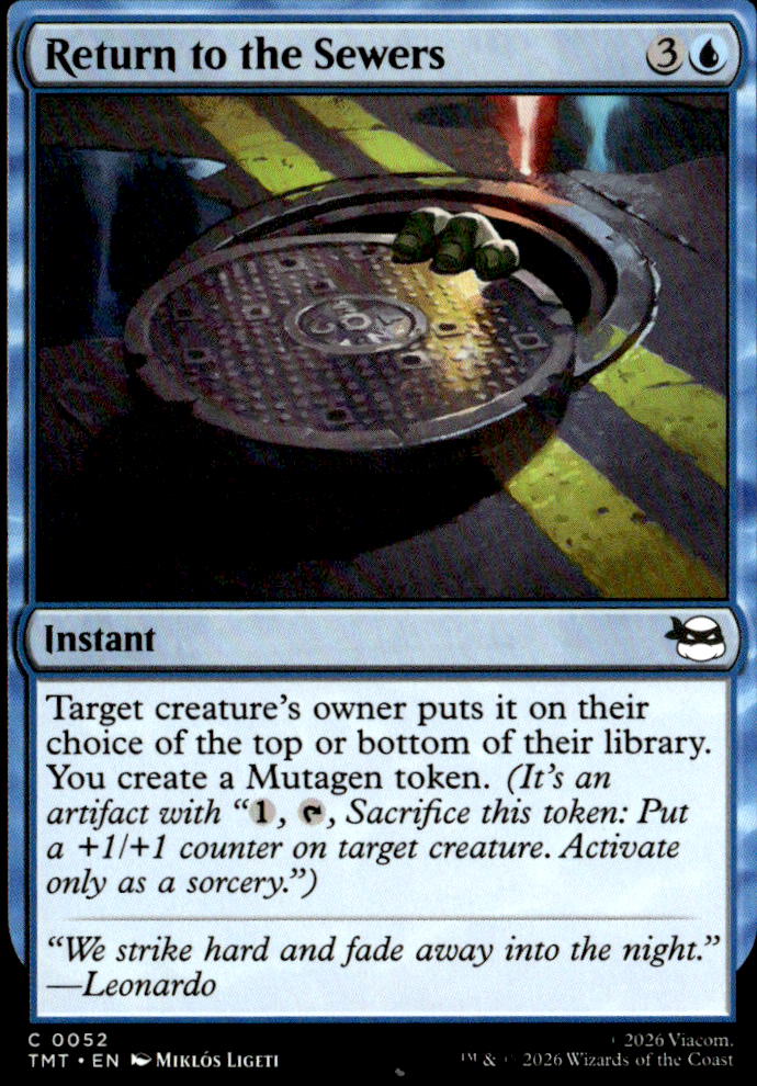 Teenage Mutant Ninja Turtles #52 Return to the Sewers